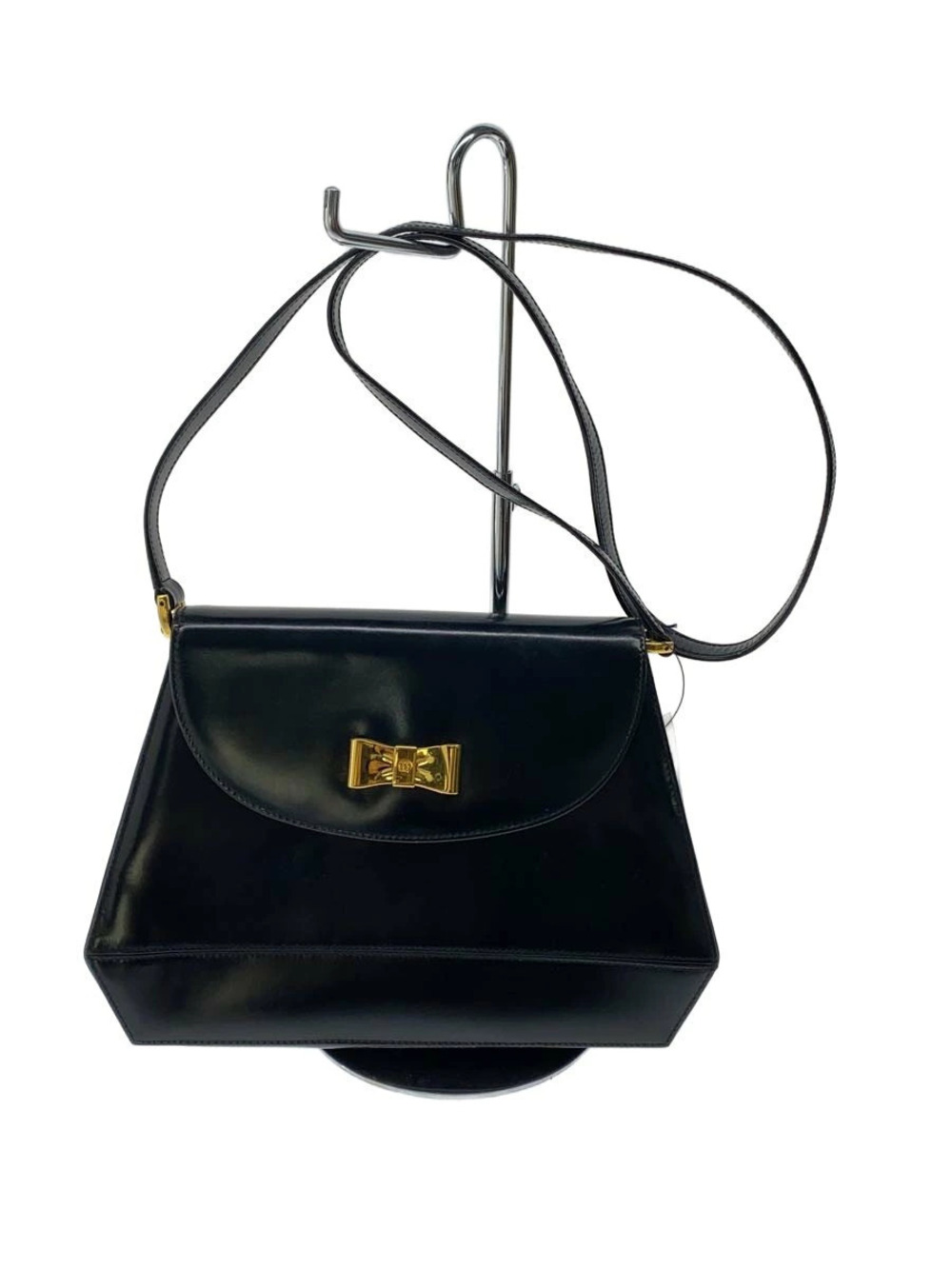 Gucci Waist Belt Crossbody Bag Enamel Black